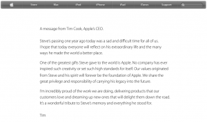 Steve Jobs tribute Apple Stefano Paganini
